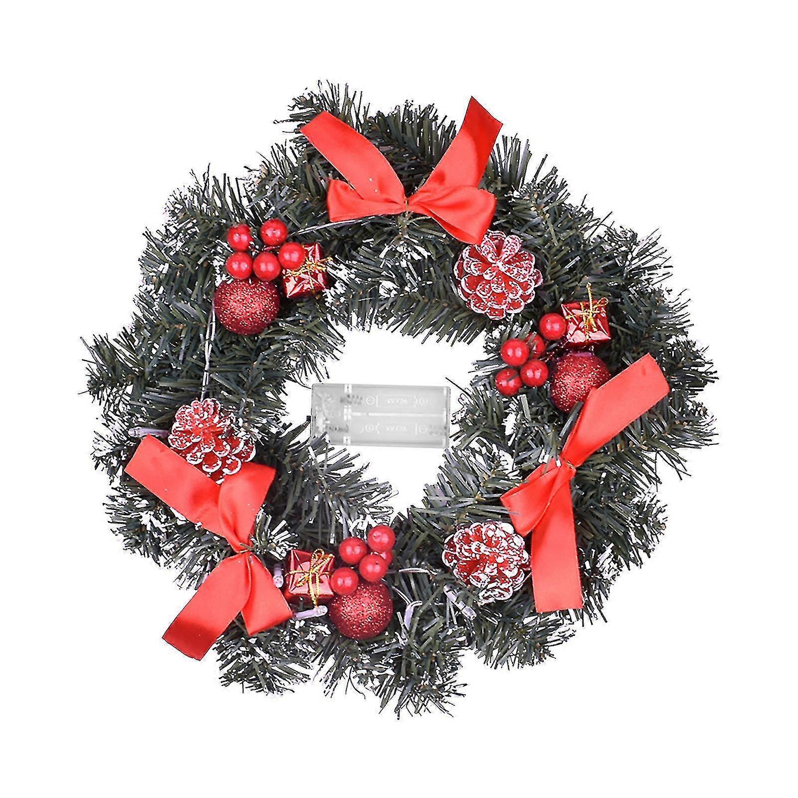 Ghirlanda di Natale pre-illuminata