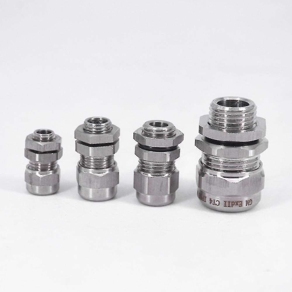 Stainless steel waterproof explosion proof cable gland