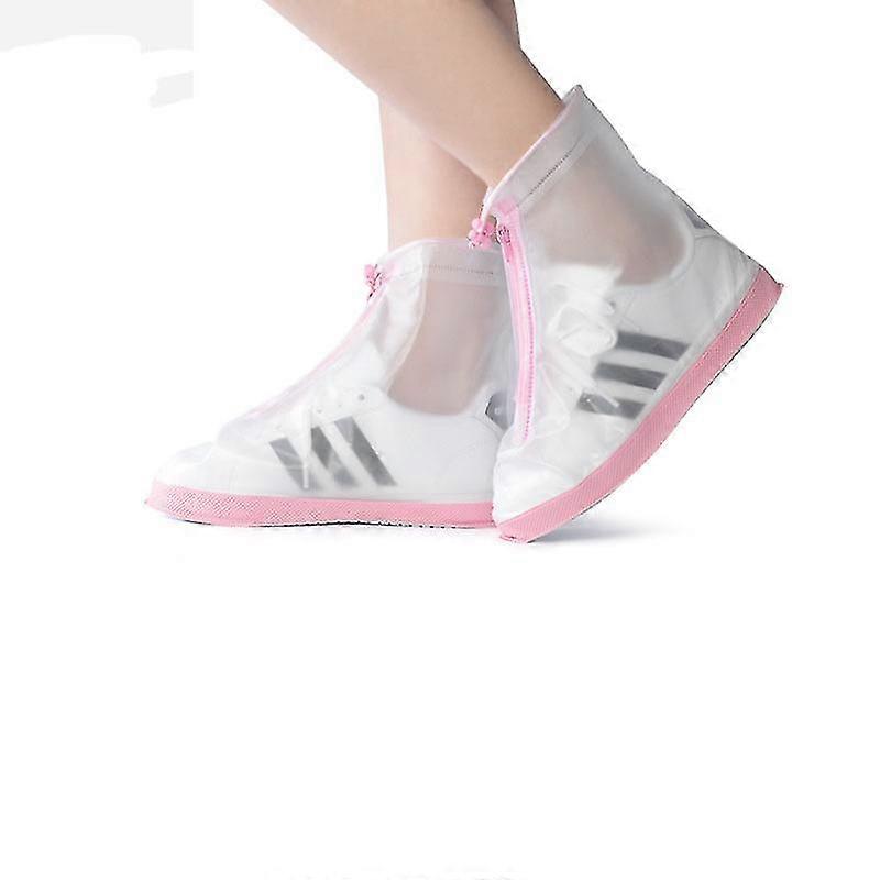 כיסוי נעל מגף גשם שחור עמיד למים (זוג אחד) $waterproof נעלי מגף גשם מכסות מגלשי יתר מתקפלים עמידים להחלקה רב פעמית לנשים וגברים $יוניסקס-adu