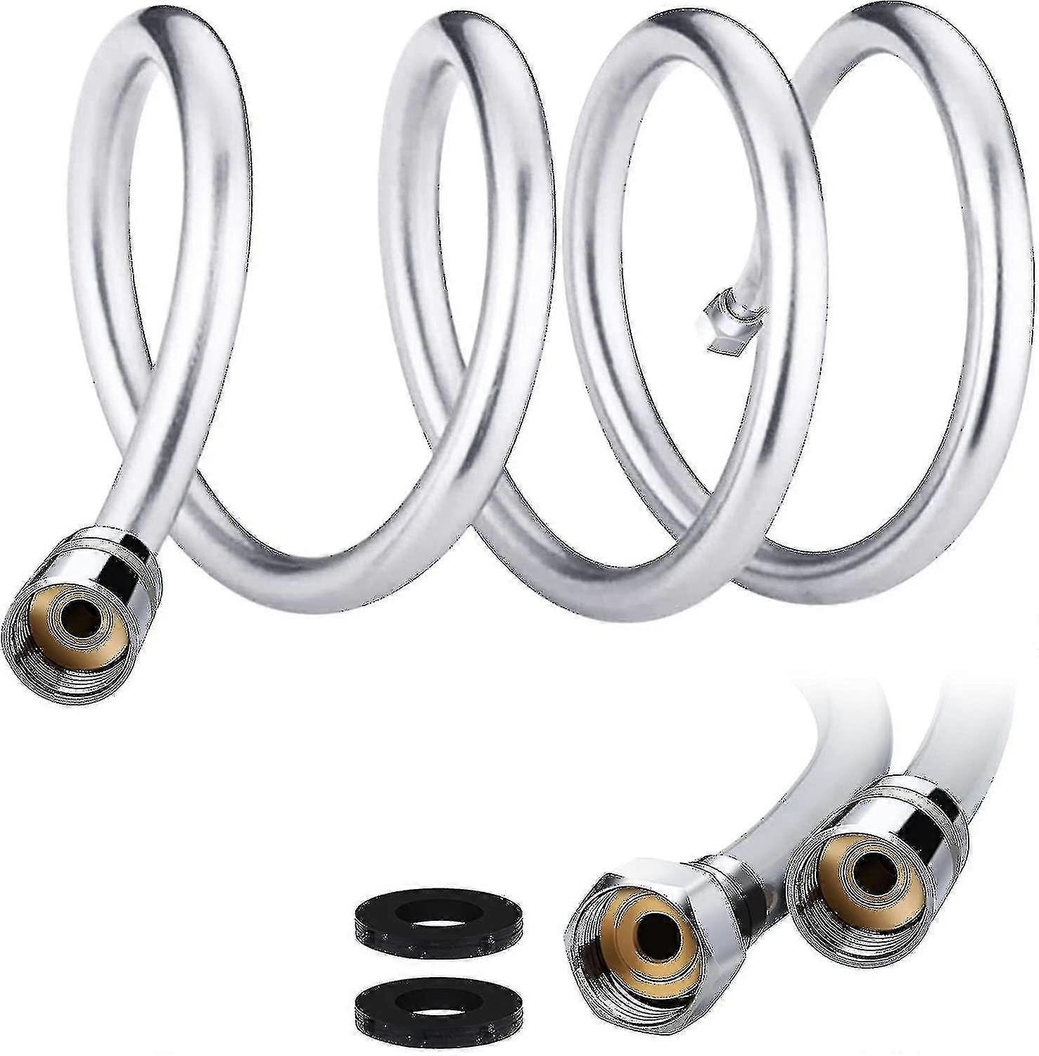 Høj kvalitet bruseslange, 3m lang rustfrit stål Chrome bruser slange