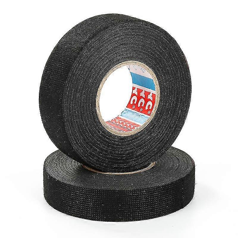 15m 9/15/19 / 25mm شريط قماش لاصق مقاوم للحرارة للسيارات