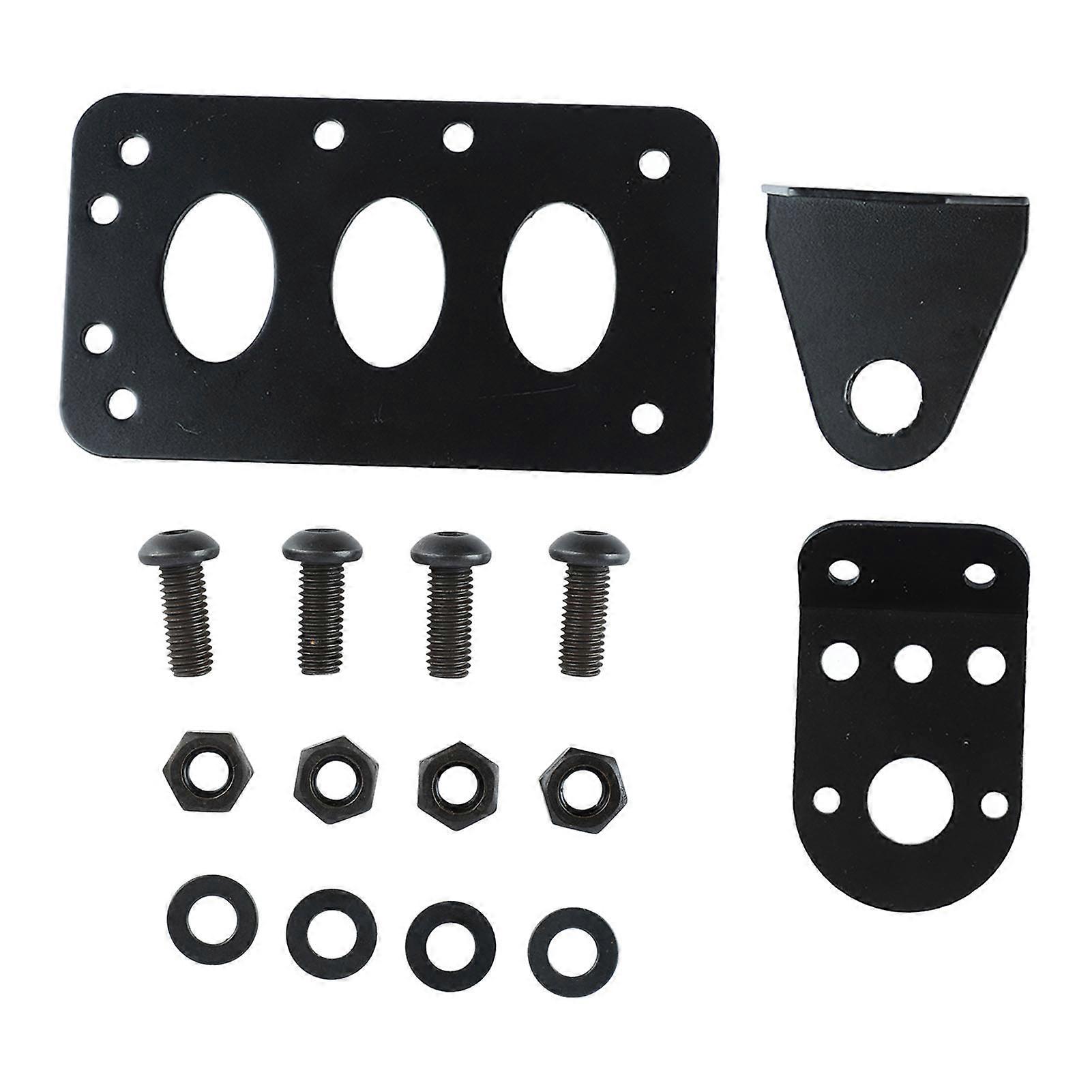 Side Mount License Plate Bracket Iron Construction Retro Number Plate Frame for Motorcycle