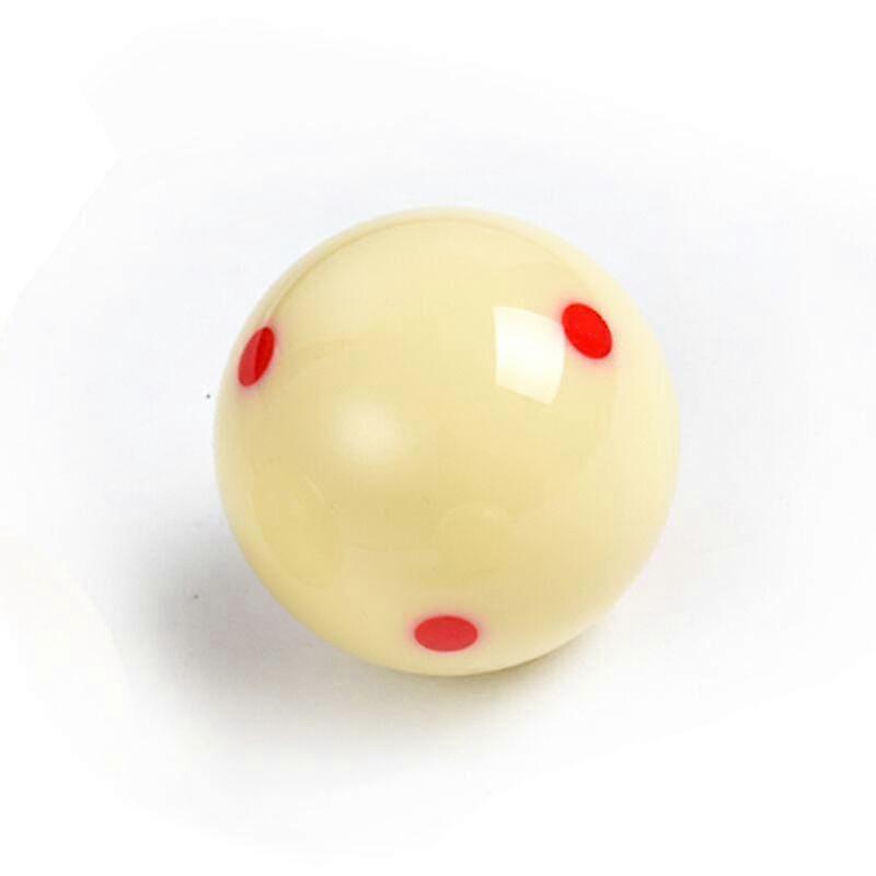 Xinxu Billards Ball, Snooker Practice Ball Resin Cue Pool Ball With Reddots For Snooker Training And Games1pcsred And White