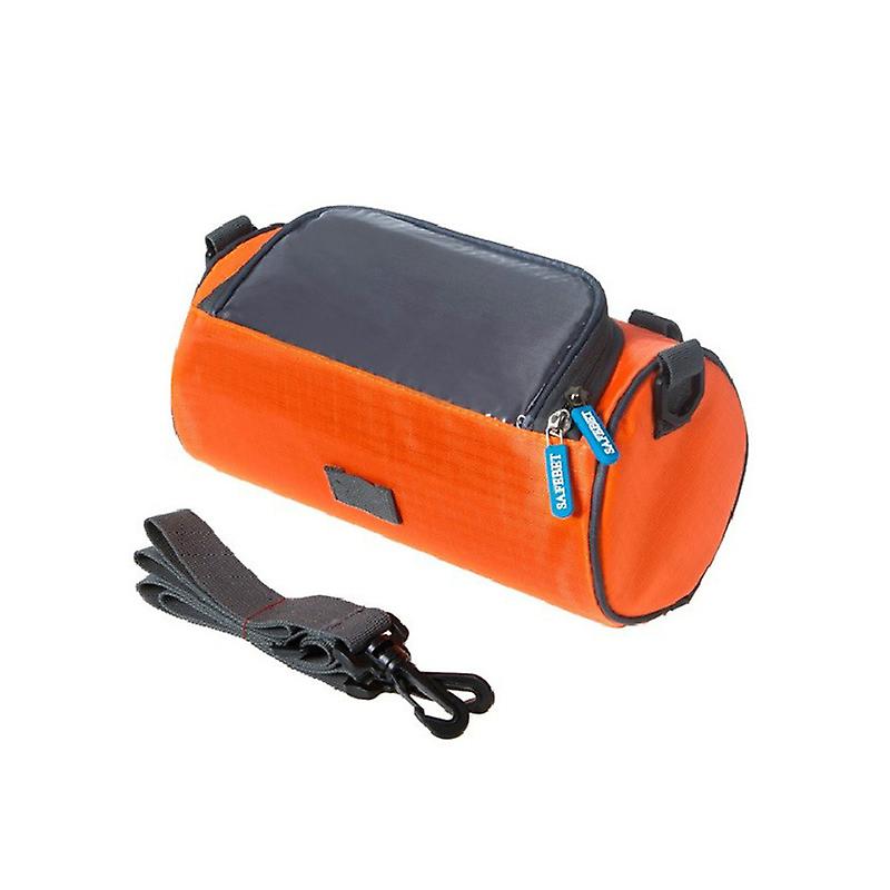 Mountain Bike Front Handlebar Bag color naranja