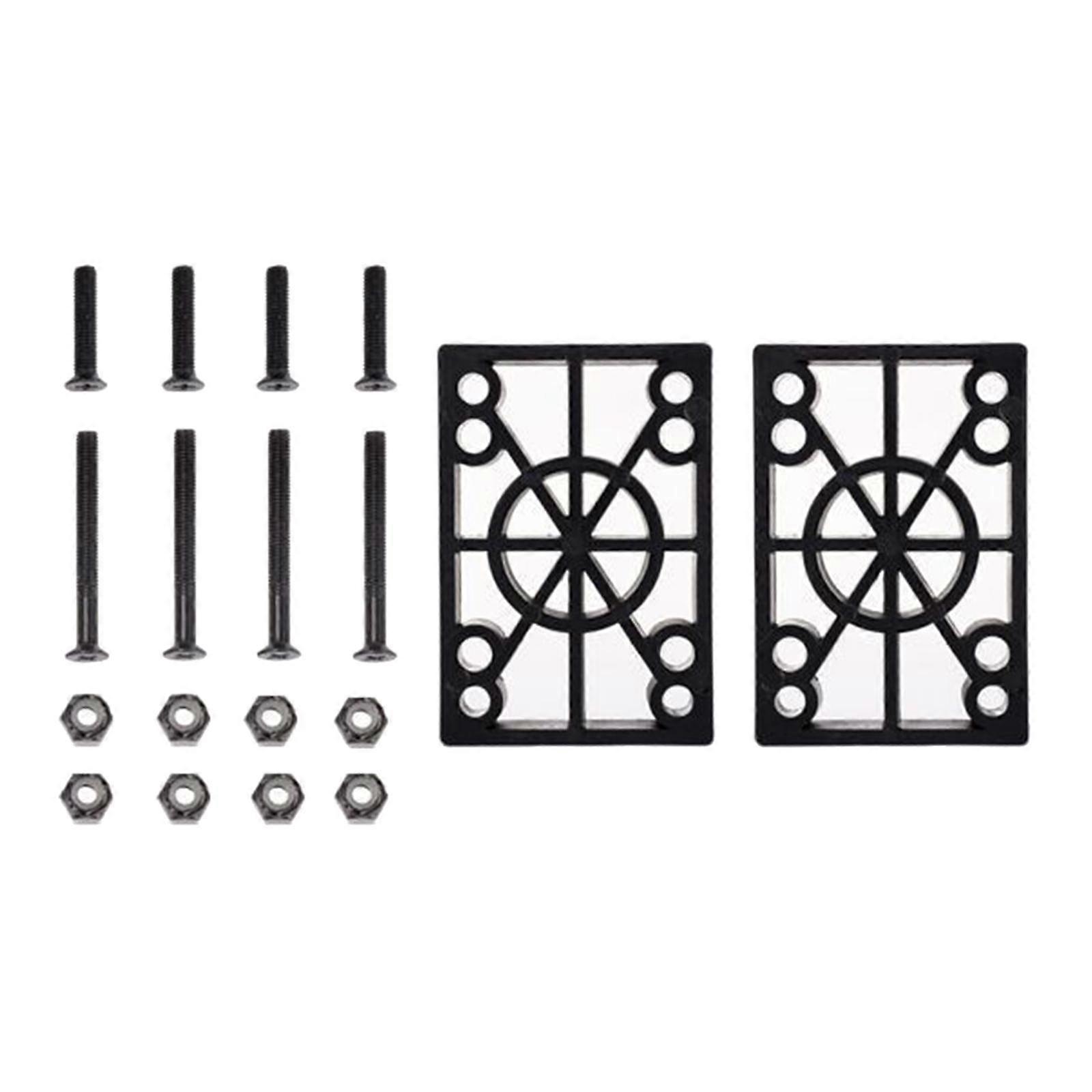 Skateboard Riser Pad Longboard Shock Pad Cruiser Hardware Thickness 12mm A
