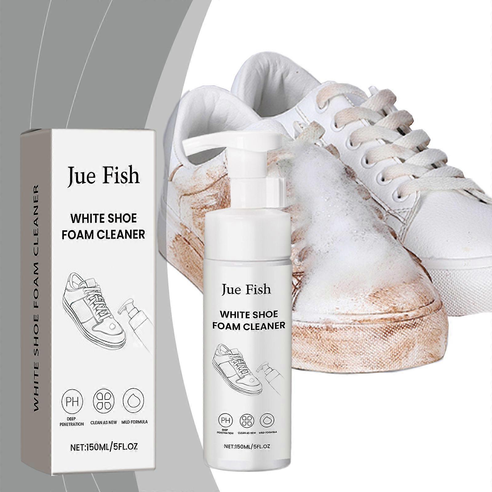 Shoe Whitener Instant CleanerWhite shoe foam cleaner, white shoe cleaning foam cleaner to remove stains, brightening white multi-functional shoe polis