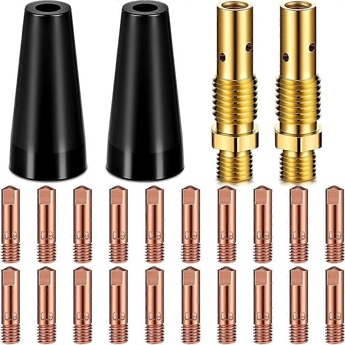 Flux Core Airless Nozzle Kit Flux Core Welder Flux Welder Tip Airless Nozzle Gas Diffuser for Weldi