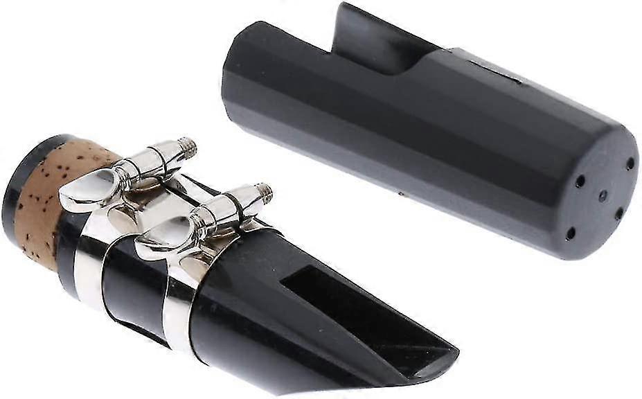 Bb Clarinet Mouthpiece With Ligature Cap For Beginners (black) (2pcs)