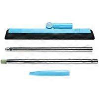 Rubber Floor Squeegee Broom With Handle, Shower Glass Floor Squeegee, Bathroom Squeegee, Sponge Broom Replaceable Blade Squeegee