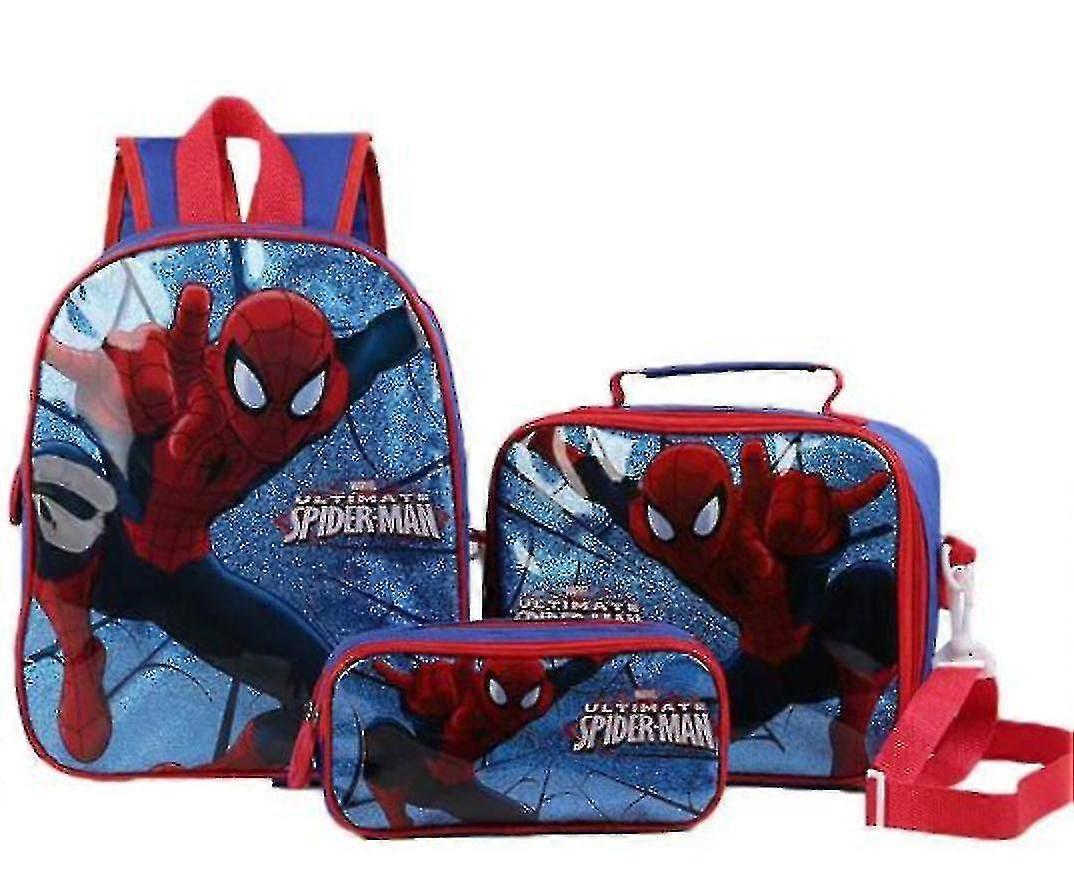 Spider Man Backpack School Bag 3 Pack Birthday Gift