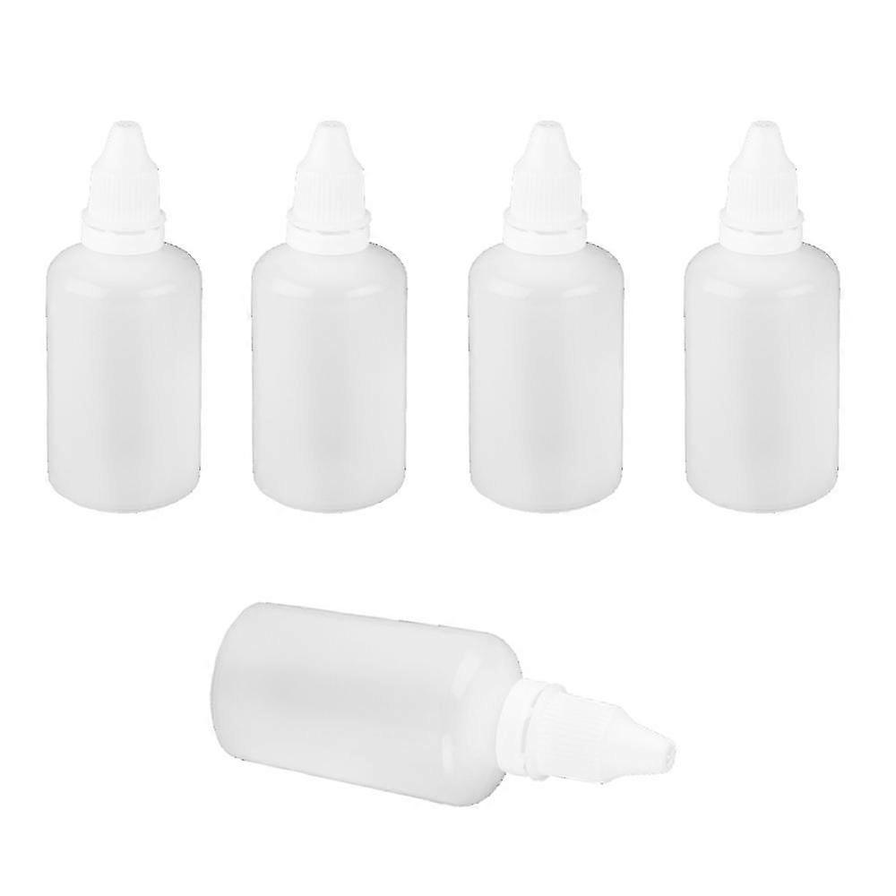 20 stk 50ml dropper flasker, øye væske dropper flaske, tom plast klemmbar øyedråpebeholder