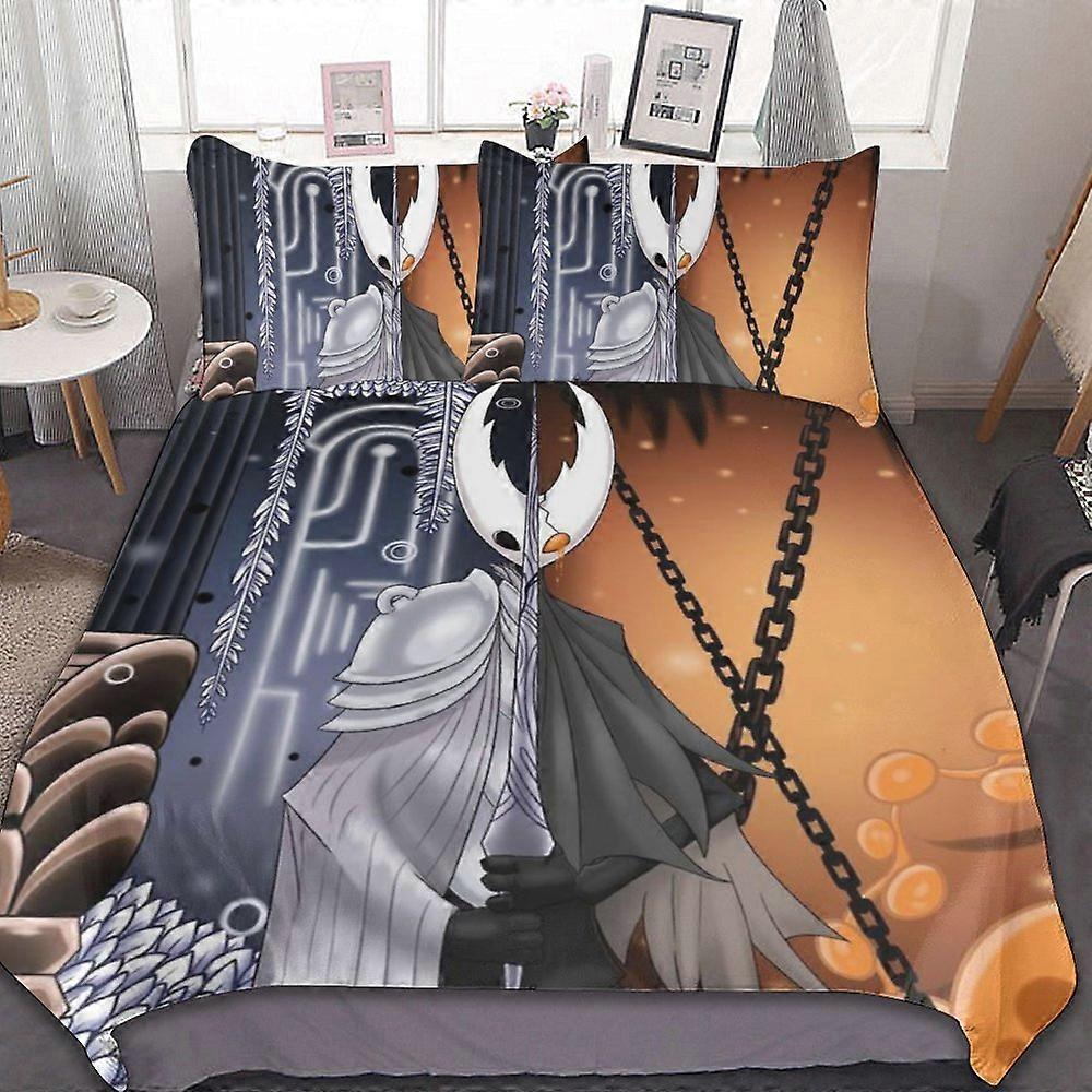 Bedding set BM96 Hollow Knight 3-Piece Bedding Set Duvet Cover Set Soft Warm And Comfortable Soft Bed Set with ZW96