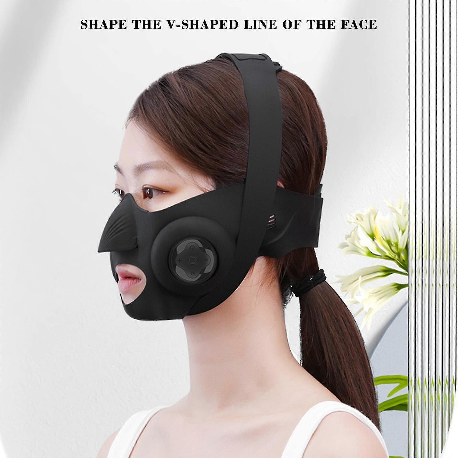 Ems V Shape Face Lifting Massager Face Slimming Mask Anti Wrinkle Double Chin Reducer Cheek Lift Up Patch Belt Face Lift