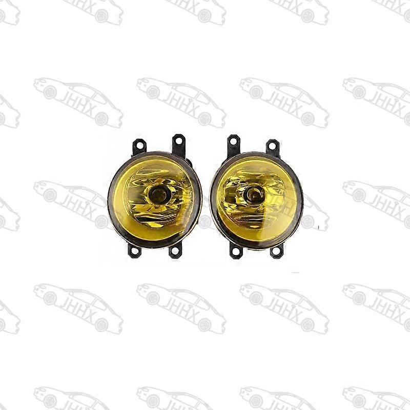 Compatible Yaris 2006 2007 2008- 2014 Fog Light Front Bumper Light Front Anti-Fog Light Yellow/White
