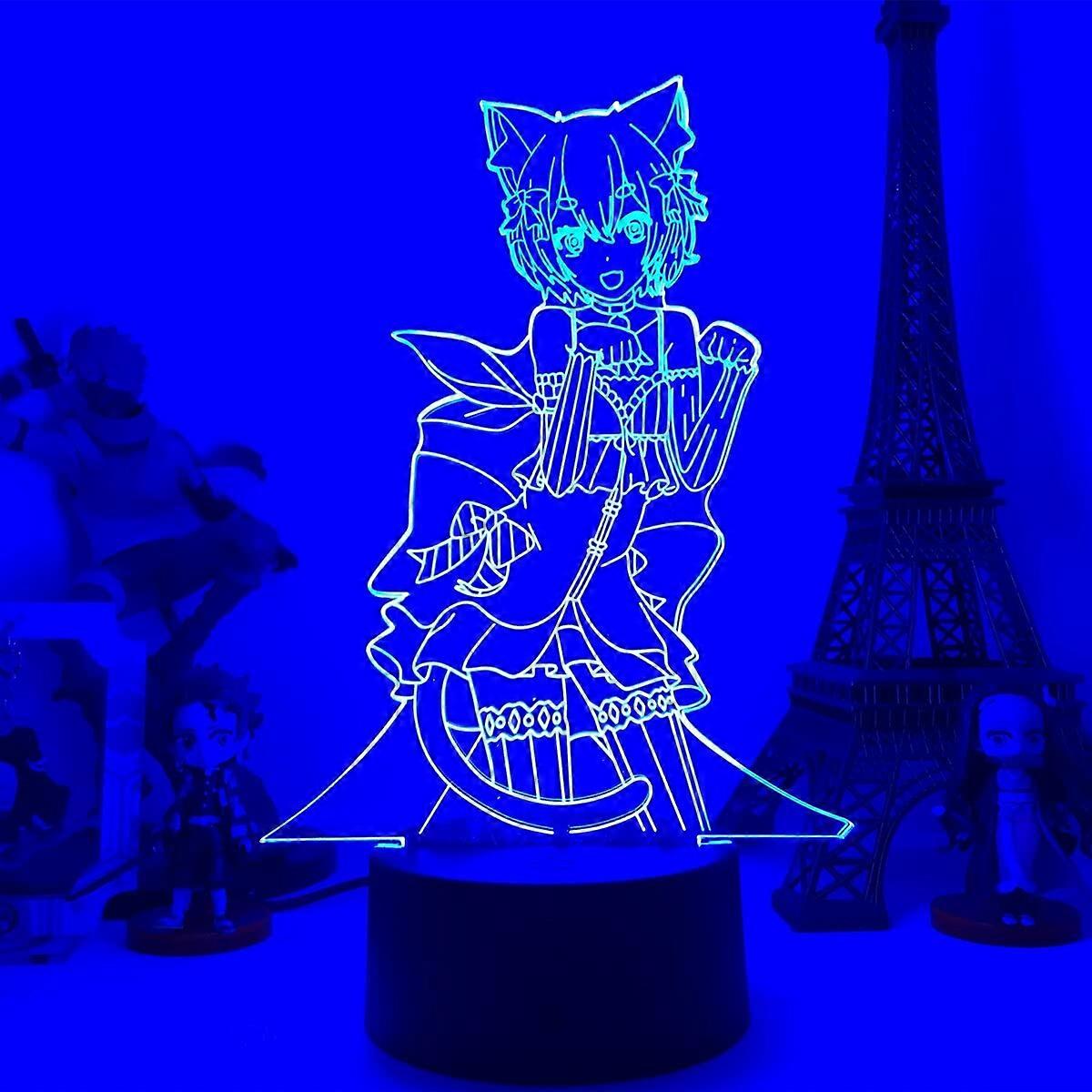 3d LED USB Anime Lamp Re Zero Starting Life in Another World LED Night Light