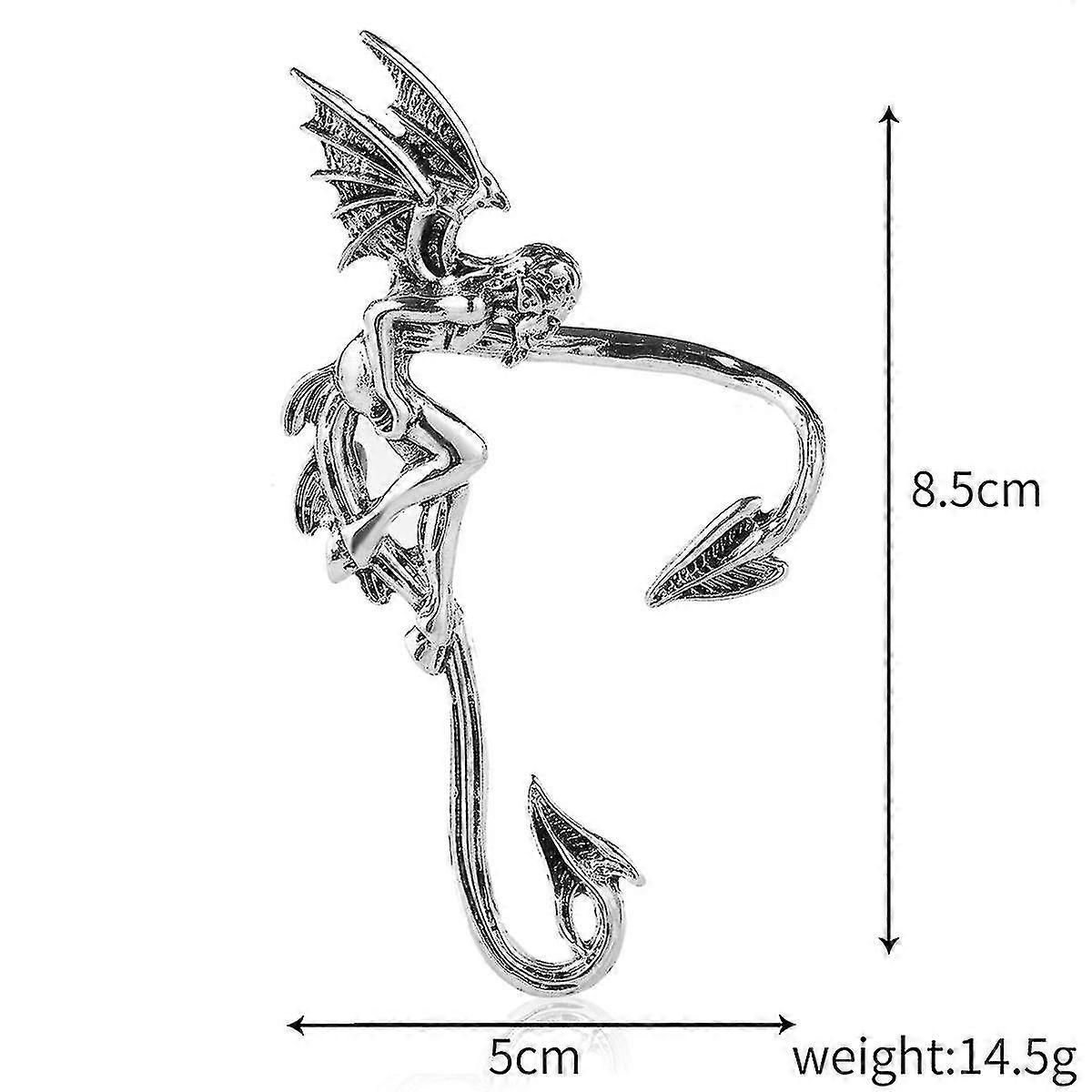 Demon Elf Wing Ear Clip (single, Left Ear)