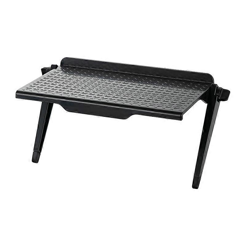 Black Etagere for Set Top Box TV Monitor Top Shelf TV Screens Rack Screen Storage Shelf for Cell Phone Stands, Media Boxes, Game Consoles, Routers and