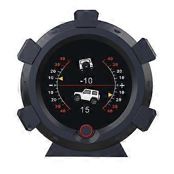 X95 Auto GPS Digitale Hellingsmeter, Multifunctionele Head-Up Display Snelheidsmeter Hellingsmeter met 3,5" LCD-scherm voor alle voertuigen DC5-28V