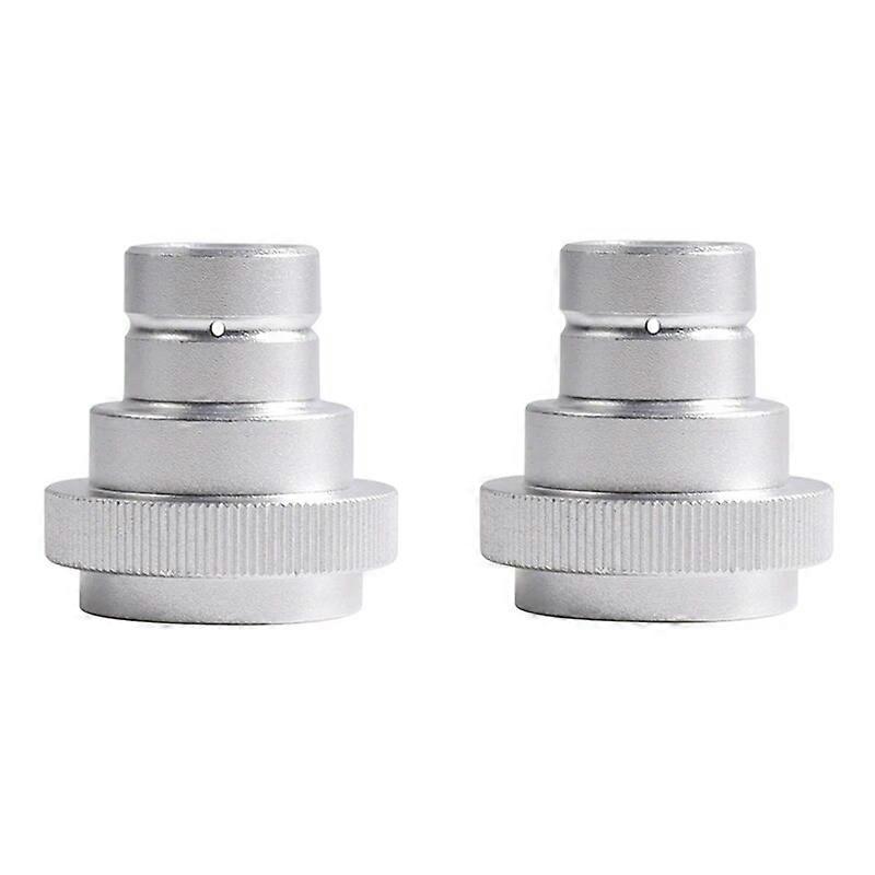 2X Quick Adapter For CO2 Soda Water Sparkler DUO, Tank Canister Conversion For Soda Stream Soda Machine Silver