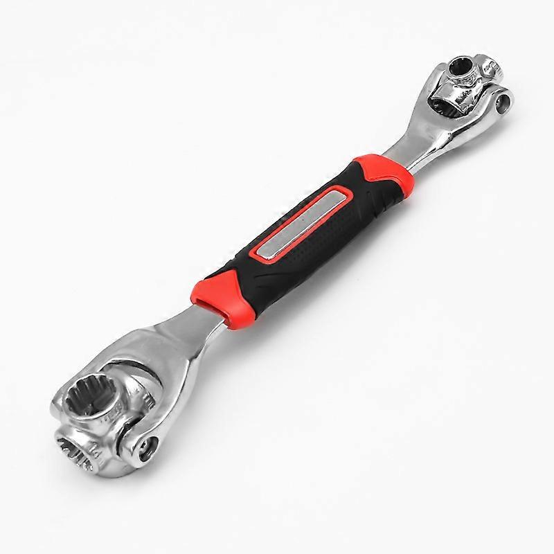 8-in-1 multifunctionele dopsleutelset - 12-19 mm antisliphandvat en roterend botontwerp - universele sleutel