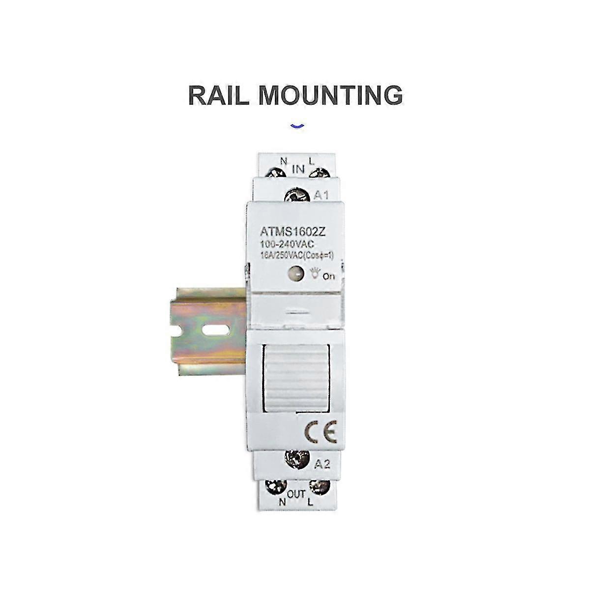 Tuya Smart Life Zigbee 16a Din Rail 1p Switch Kwh Meter With Energy Monitor Timer Support App Remot