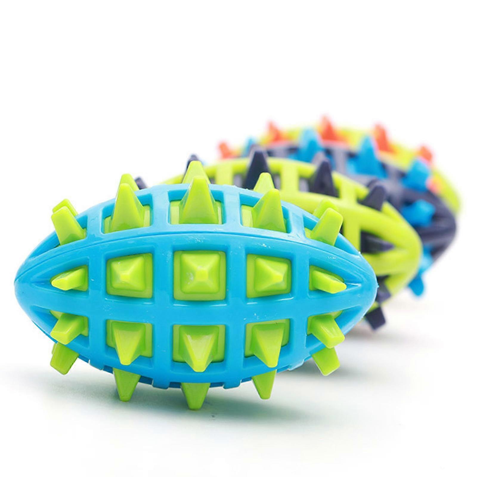 4PCS Pet Dog Chew Toy Squeaky Dog Ball Toys for Aggressive Chewers Teeth Cleaning