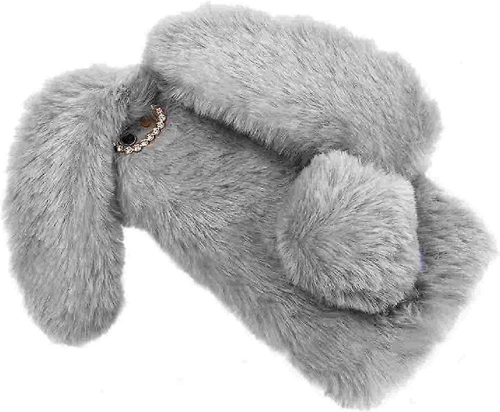 Case For OnePlus Nord N30 5G Plush Phone Case Autumn And Winter Cute Plush Rabbit Ears