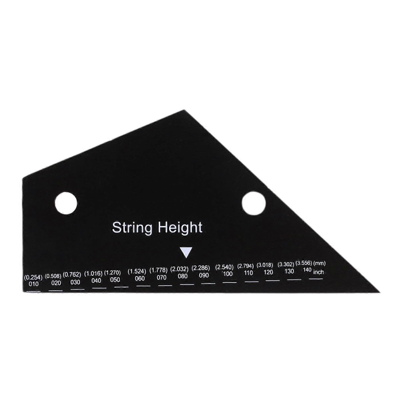 Fret Leveling Guide Guitar String Action Gauge for Electric Bass Accessories