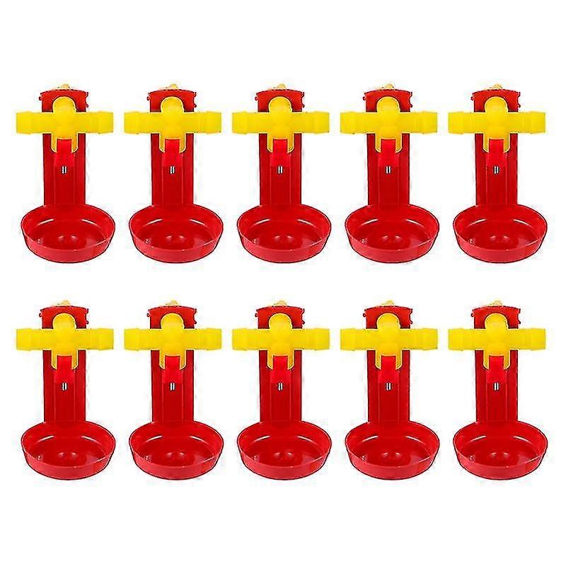 10 Pcs Poultry Nipples Drinker Automatic Water Dispenser For Chicken Quail Duck