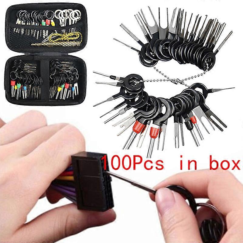 Car Terminal Removal Wire Plug Wire Crimp Connector Extractor Automotive Kit Keys Pins Repair Extraction Mechanical Tools