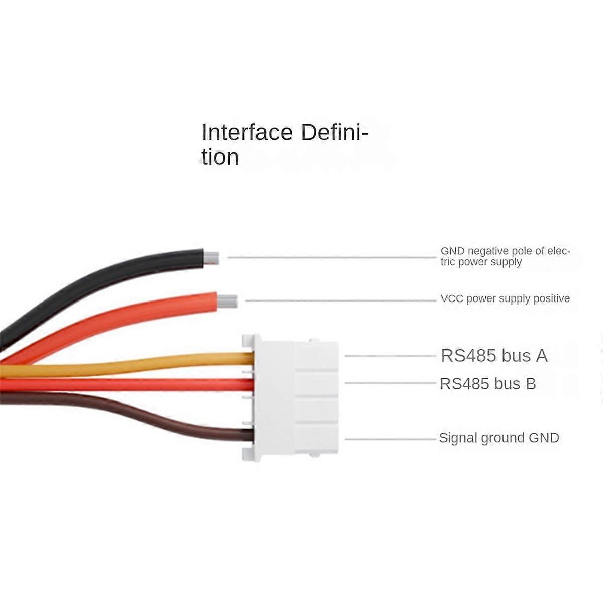 Motor 120KG.cm Aluminum Alloy High Precision High Torque Programmable 360 Magnetic Encoder RS485 Servo Motor