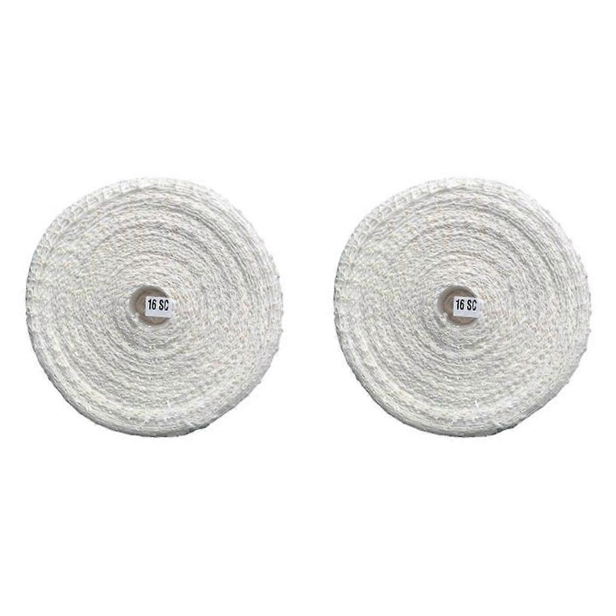 2Pcs Kitchen Bag Barbecued Pork Net Braided Hoof Rack Rope Cord Cotton Accessories Rope Sleeve Packaging Net Set,5 Meter