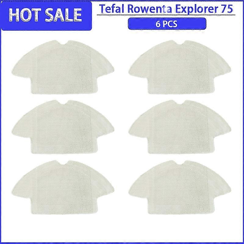 Roller Side Brush Filter HEPA Mop Rag Cloth For Tefal Rowenta Explorer 75 RG7687/RR7687WH Series Replacement Accessories Parts Carpet Sweepers