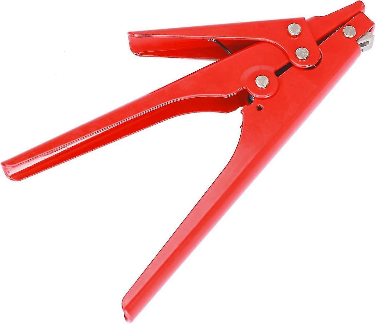 Hs-519 Self-locking Tie Clamping And Cutting Pliers - All Metal - For Fasteners Up To 0.9cm Width