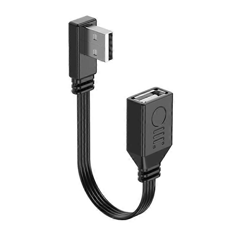USB2.0 Extension Cable Extender Data Line 480mps Curved For USB Printer Modem
