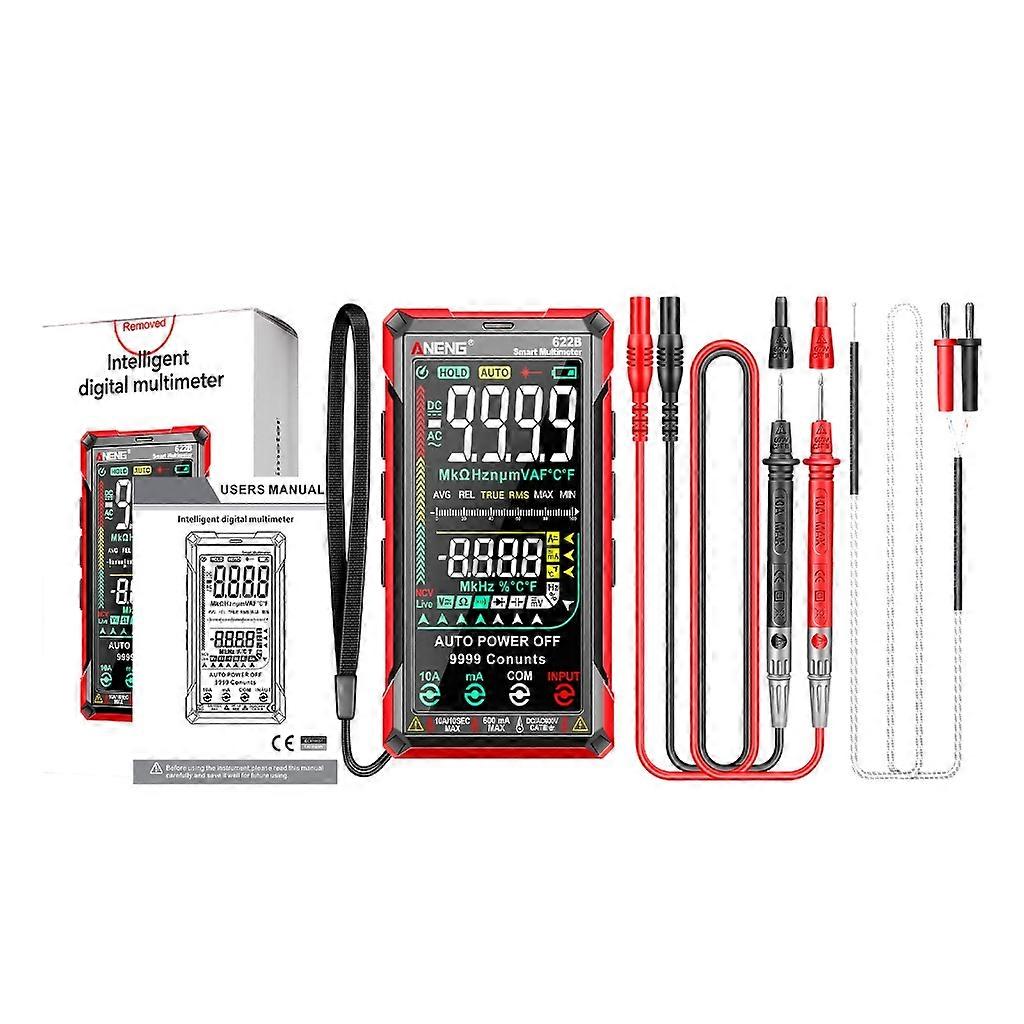 9999Counts Multimeter Detector- Tester Data Retention Auto-off Battery Operated