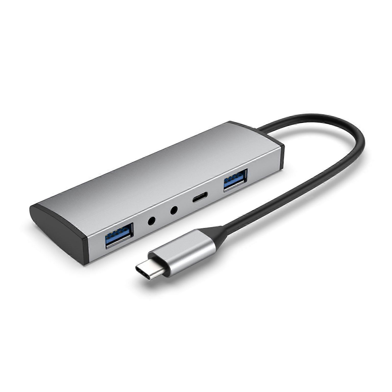 SD Reader/Audio Version USB C Hub USB-C Laptop Docking Station 5 in 1 Adapter