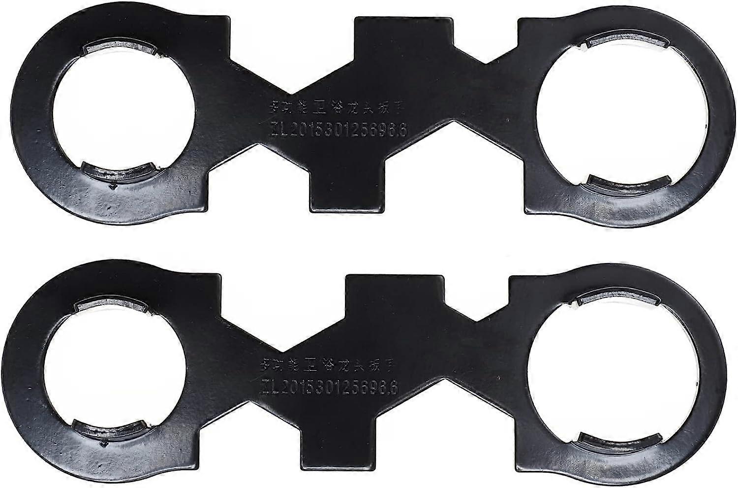 2pcs Sleeve Bathroom Multi- Hose Re Core Mm Accessories Bubbler Nut Tool Function Shower Multifunctional Capping Faucet Multi-function Wrench Valves B