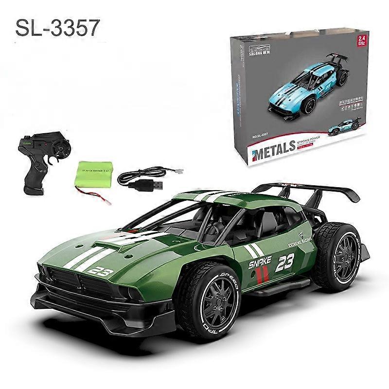 1/24 2.4G 4CH 2-wheel Drive 216A Alloy High-speed Remote Control Car Charging Racing Model