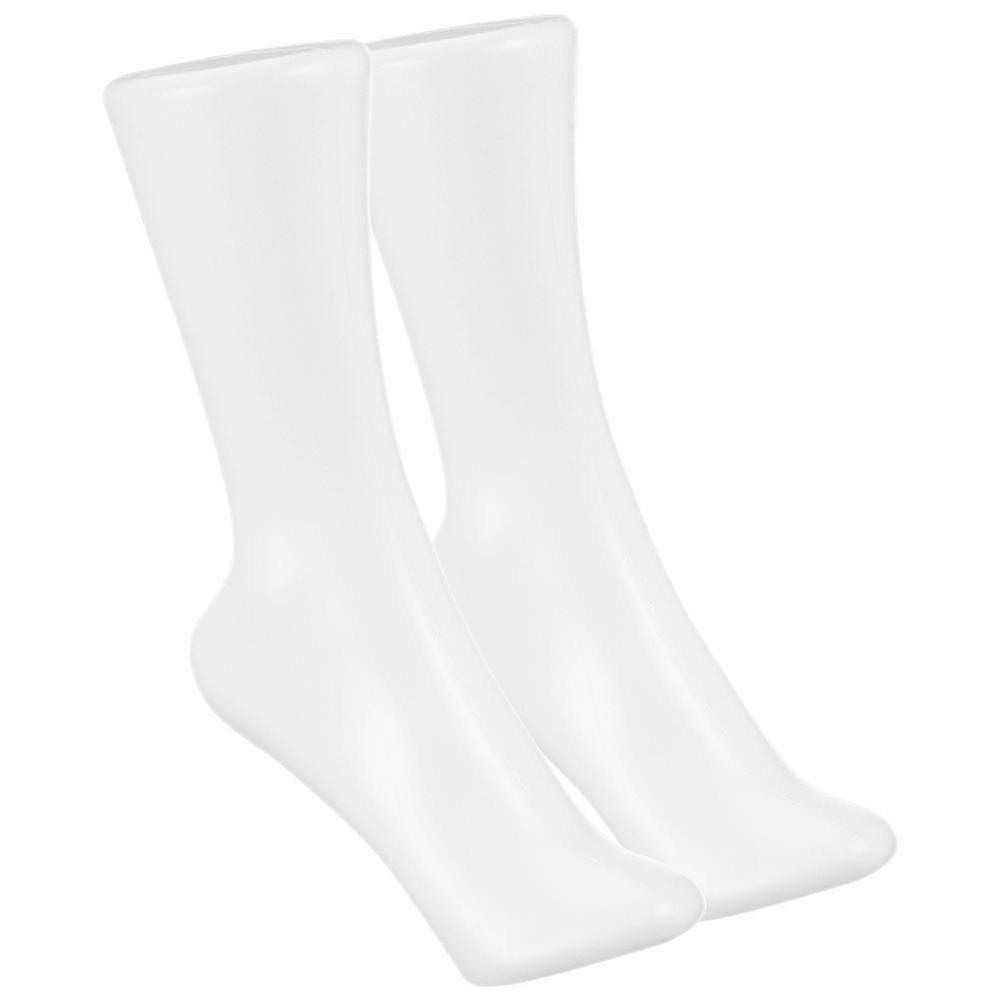 2pcs Socken Display Modelle Gefälschte Fußmodelle Frauen Schaufensterpuppe Fußmodelle Socken Display Halter