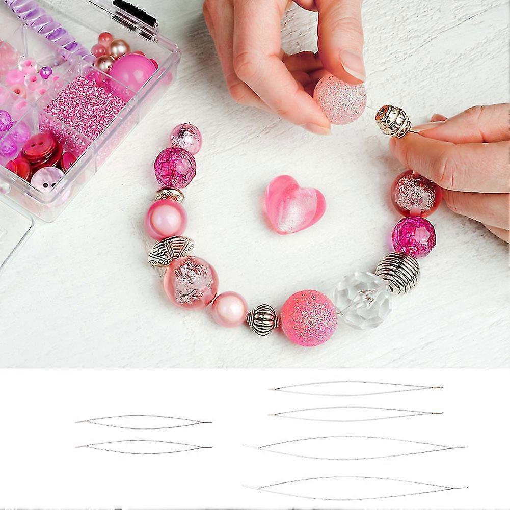 7pcs/set Big Eye Collapsible 3 Sizes Beading Needle Professional