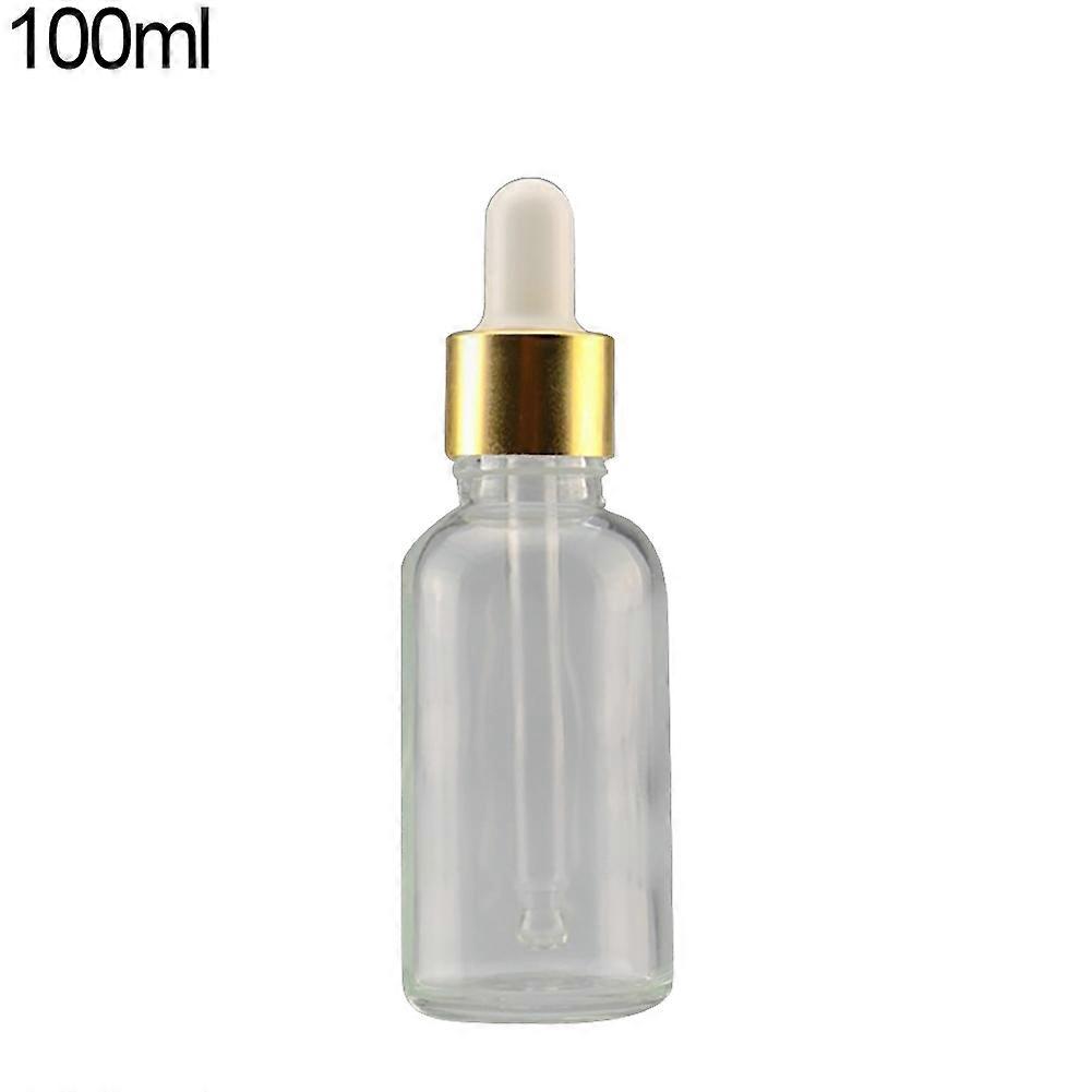Mini 5ml-100ml Transparent Réactif Liquide Pipette Bouteille Cosmétique Vide QinHai
