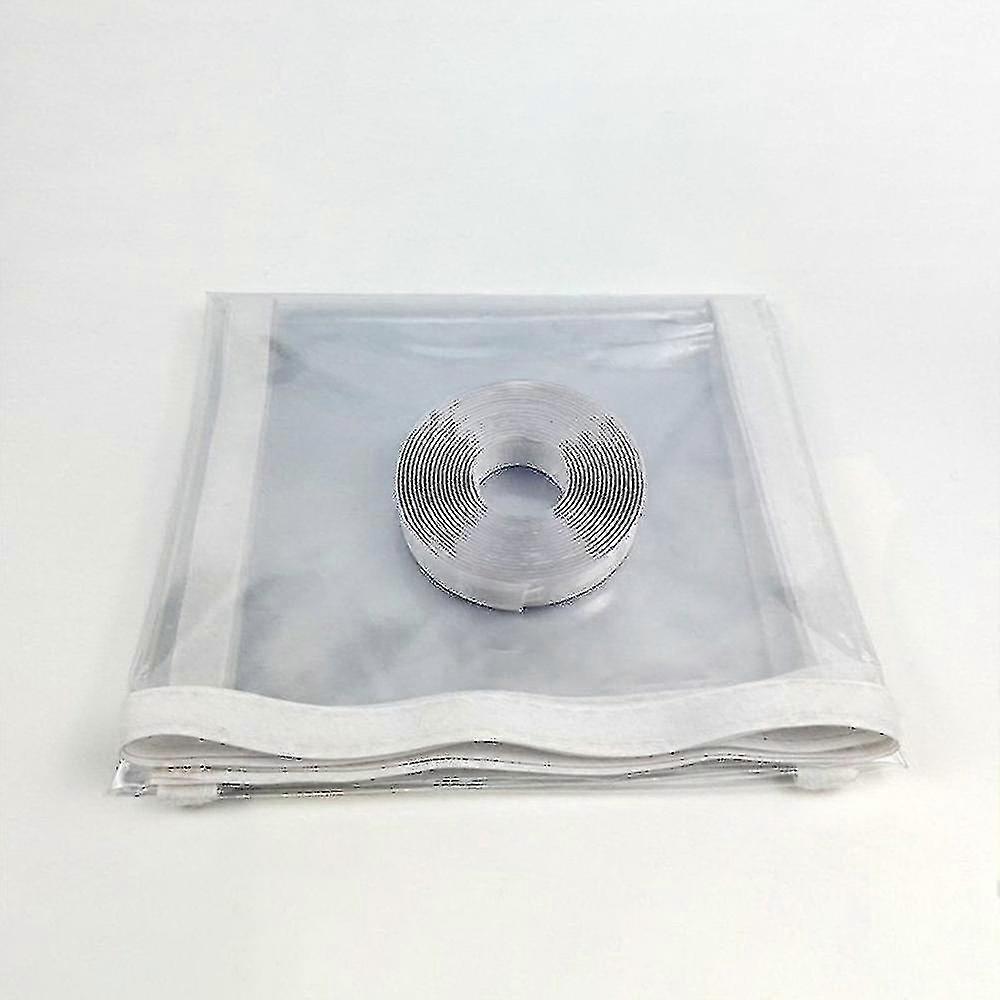 Window Insulation Kit Transparent Easy To Open Plastic Window Wrap For Bedroom Living Room Windows