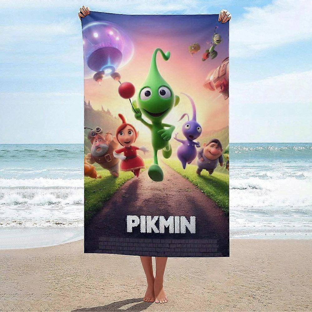 i845Pikmin Ghosts Microfiber Beach TowelxYJ4501
