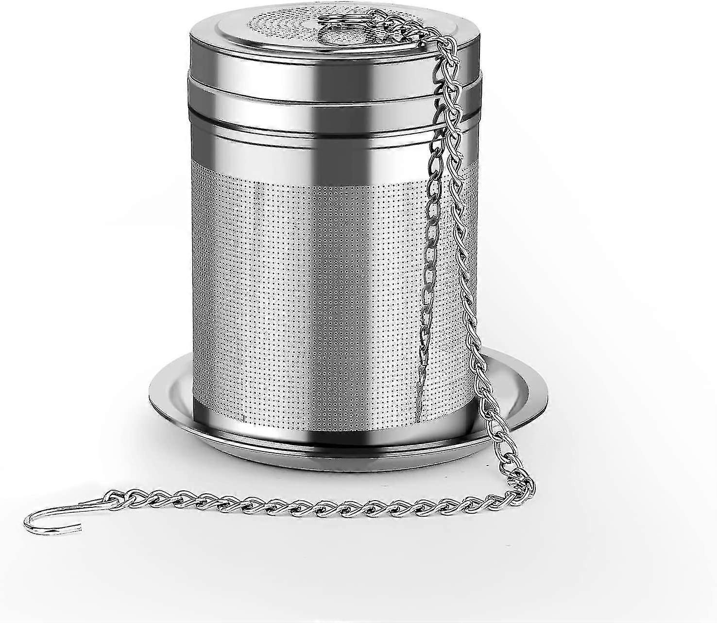 Tea Diffuser For Loose Leaf Tea, 304 Stainless Steel Large Tea Infuser With Extended Chain Hook