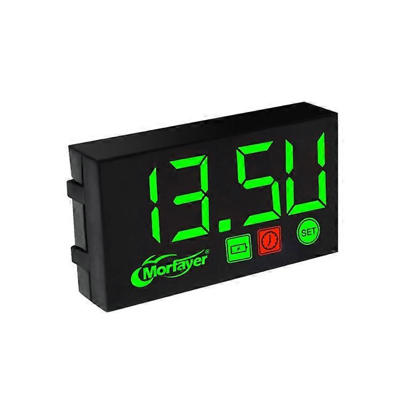 Teplotné hodiny Digitálny displej Motobike Teplomer Voltmeter vodotesný