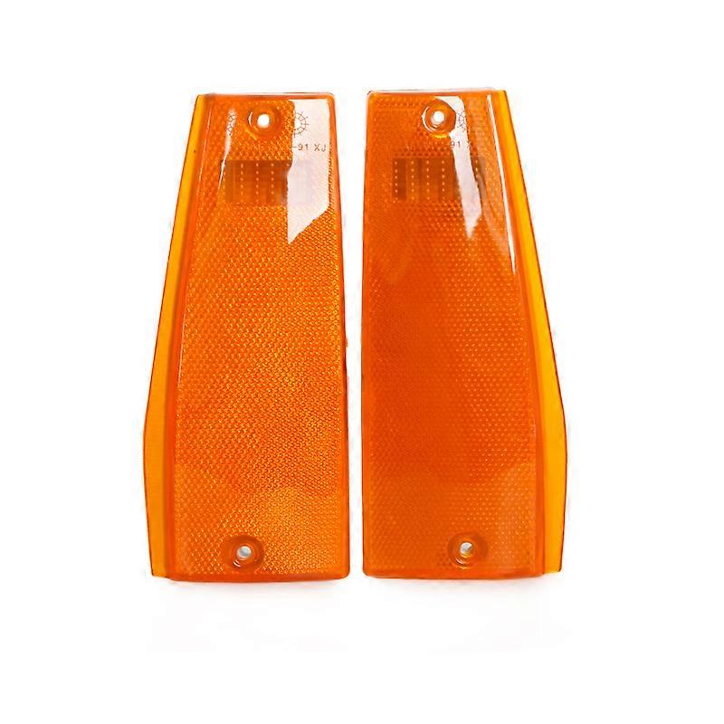 For Jeep Cherokee XJ Comanche (MJ) 1984-1992 2 PCS Front Corner Parking Side Marker Light Lamp Shell Housing 56000111 56000110
