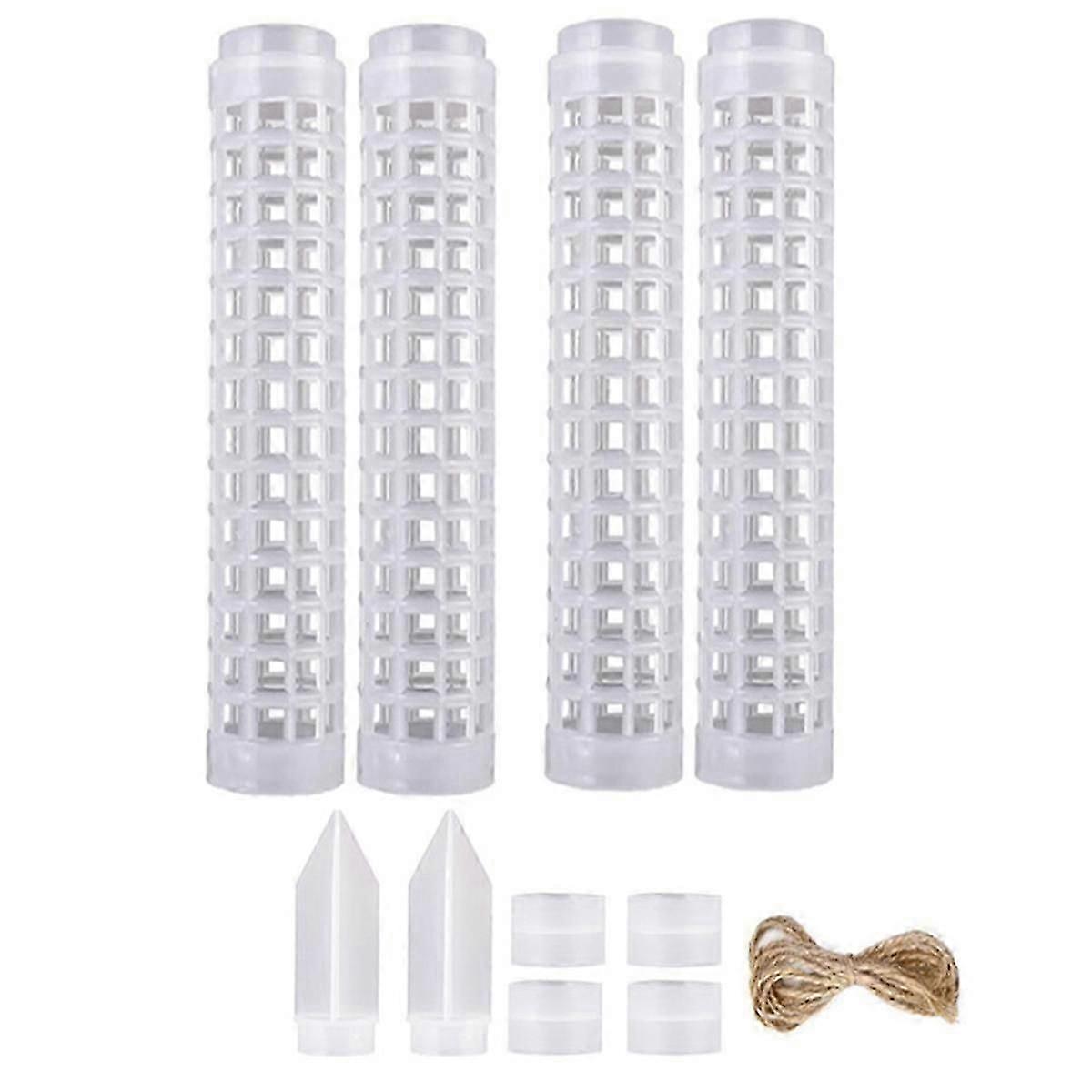 Stackable Transparent Plastic Moss Pole For Plants Monstera , Indoor Plant Accessories Support Stak