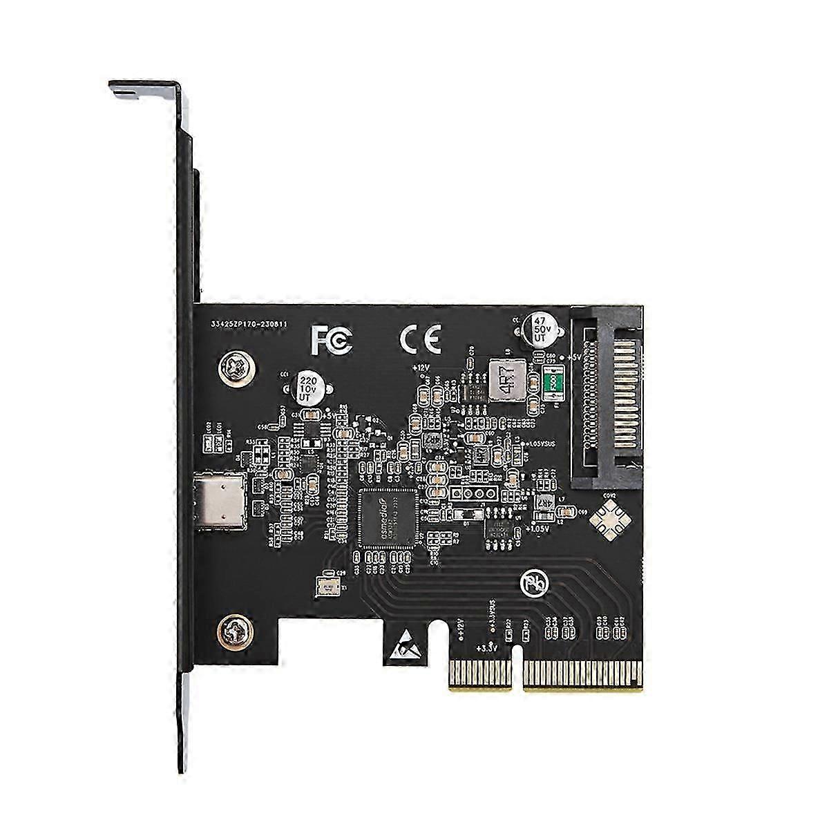 USB-C 3.2 Gen 2x2 PCI-e Gen 3 X4 Type-C -laajennuskortti 20 Gbps Asmedia Asm3242 -piirisarja Sata 15: llä