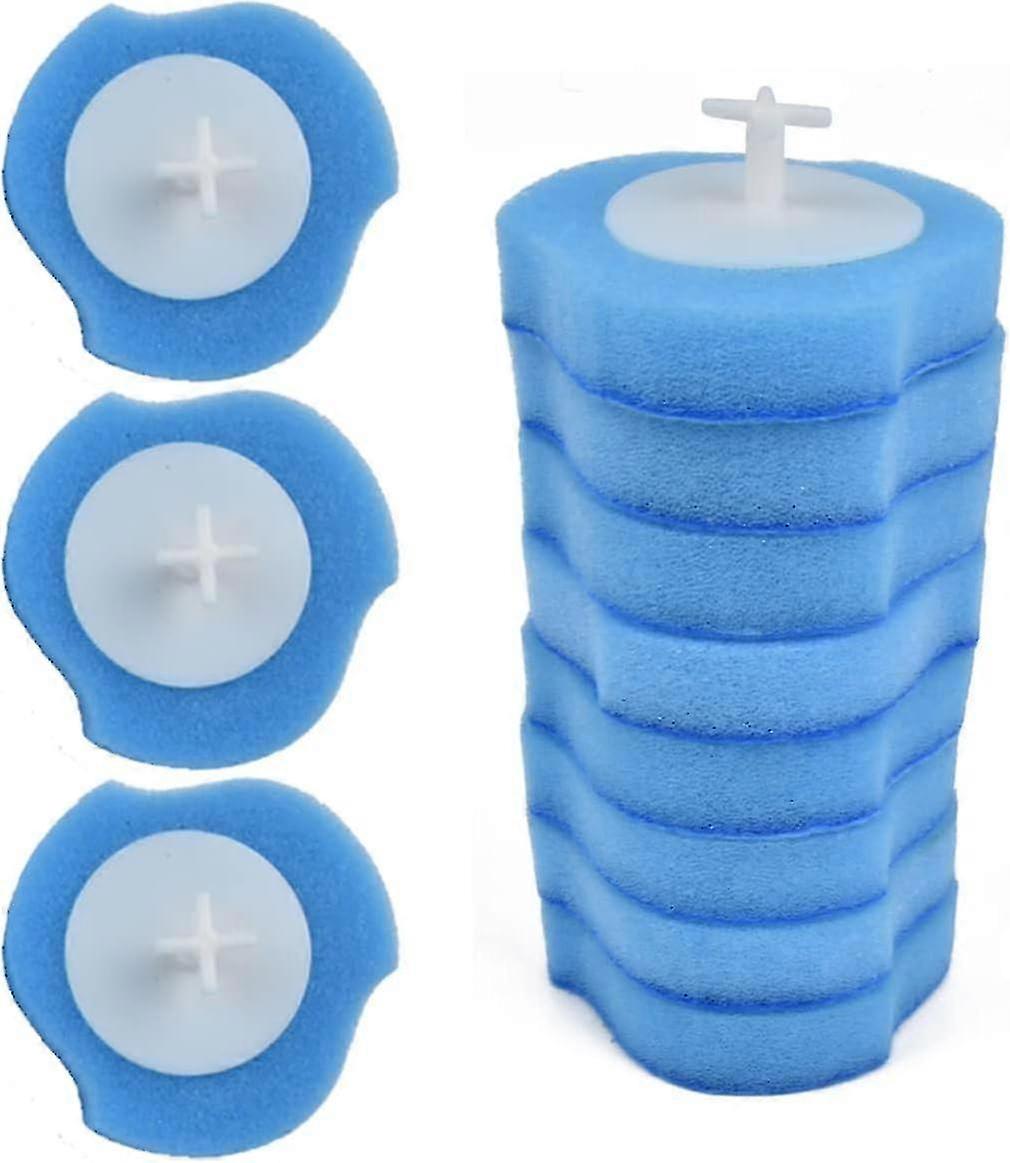 24 eldobható WC-kefe cserefej, szivacs eldobható kefefej csere eldobható ref